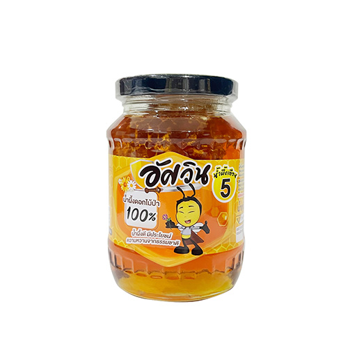 น้ำผึ้งอัศวิน ดอกไม้ป่า 500 กรัม 24กระปุก/ลัง